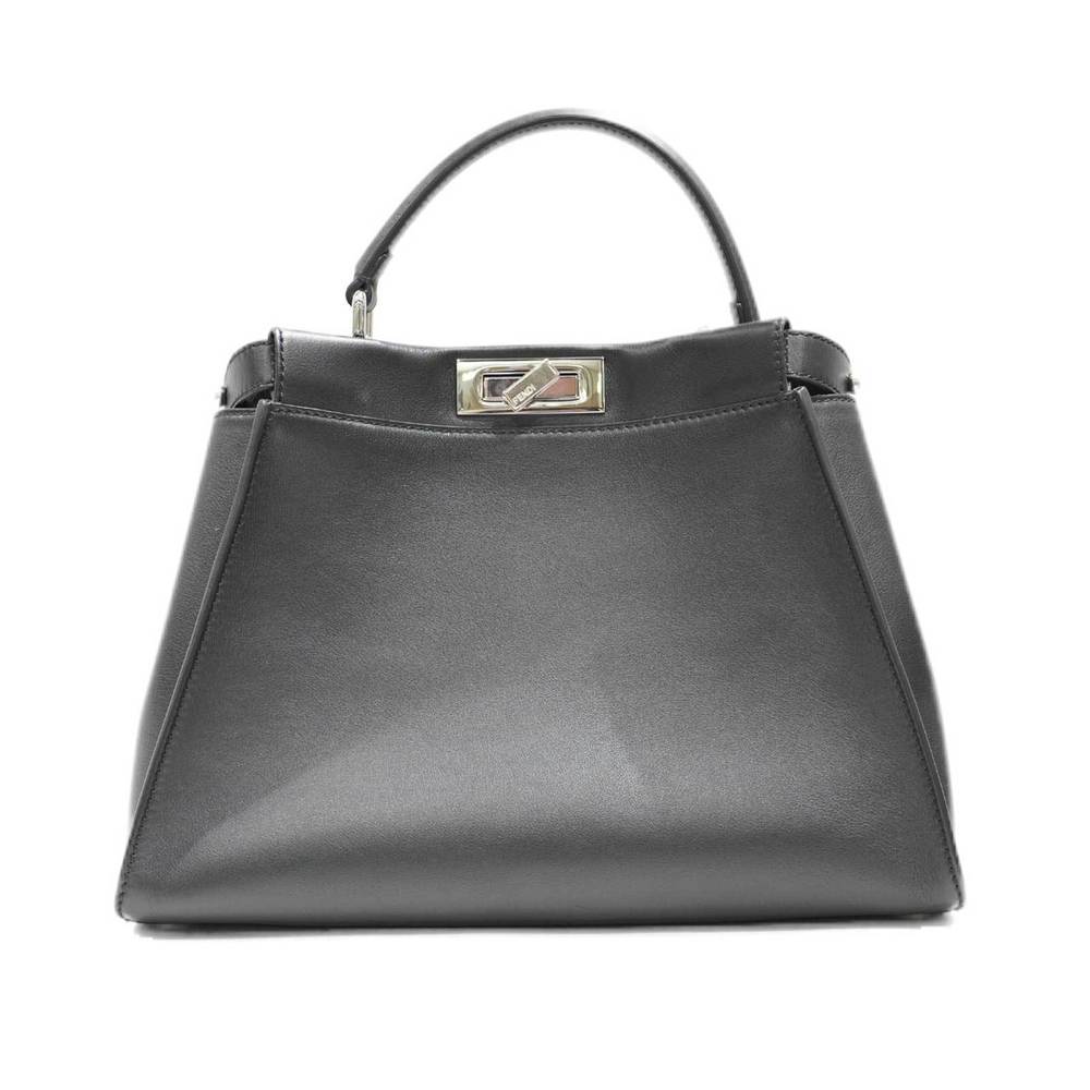 Fendi Peekaboo Monster Python Leather Handbag Cro… - image 2